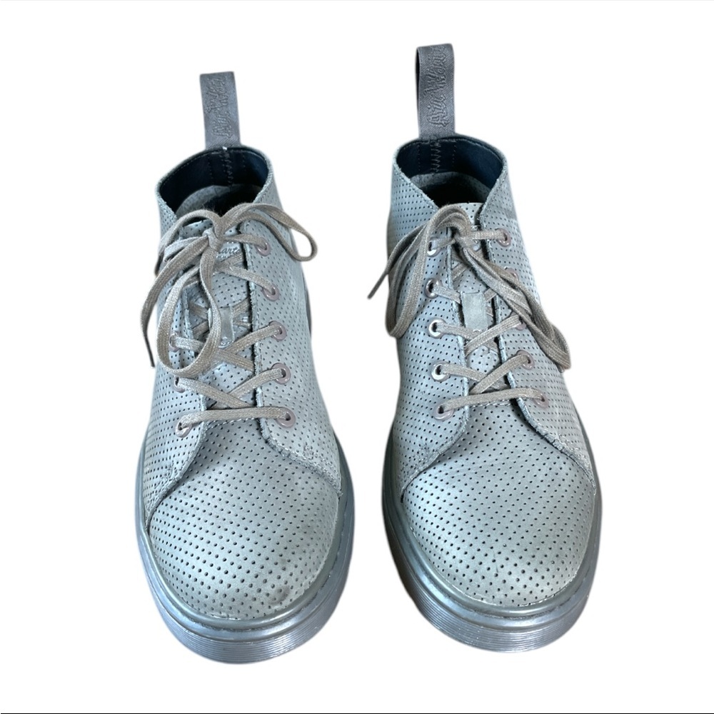 Dr Martens men’s Baynes Perforated lace up Chukka Sneakers gray size 10 - Picture 2 of 7